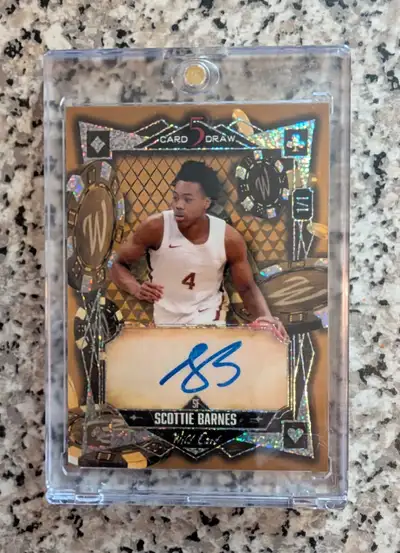 Scottie Barnes Signed Autographed Wild Card 1/1 Raptors Auto, View more