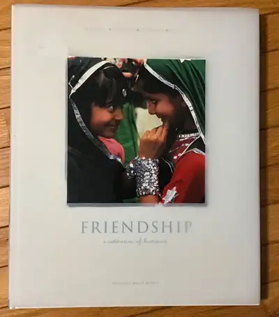 Photos 1 & 2 Friendship - beautiful hardcover coffee table book with photos of people of all ages an...