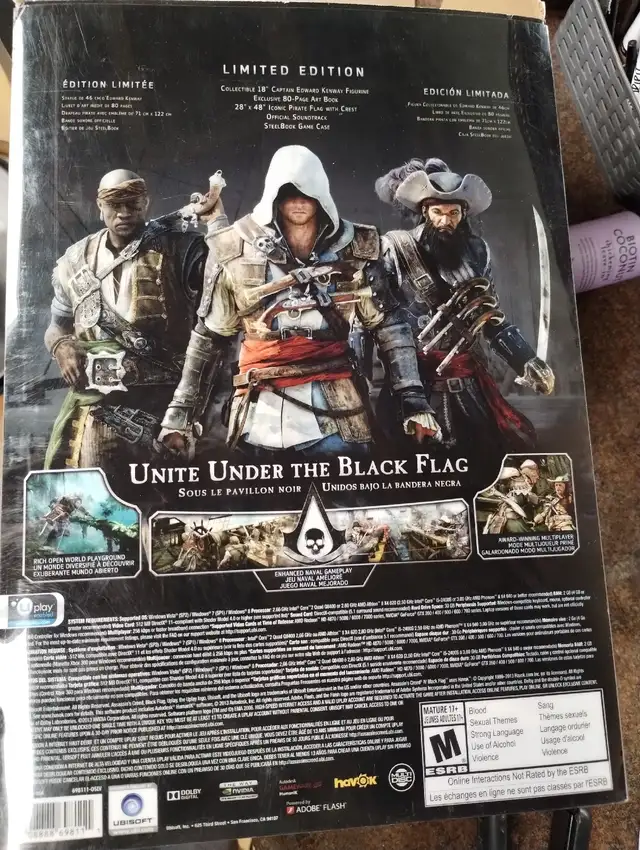 ASSASSIN'S CREED IV: BLACK FLAG LIMITED COLLECTORS EDITION PC in Arts & Collectibles in Markham / York Region - Image 3