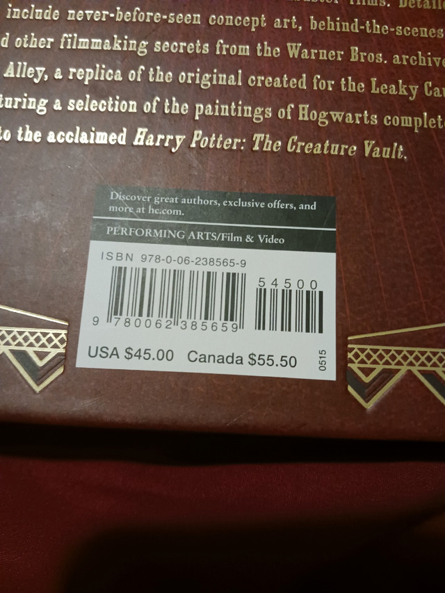 Harry Potter Magical Places From The Film Hardcover  in Non-fiction in City of Halifax - Image 3