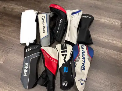 Various Driver/FW/Hybrid/Putter Headcovers, Voir plus