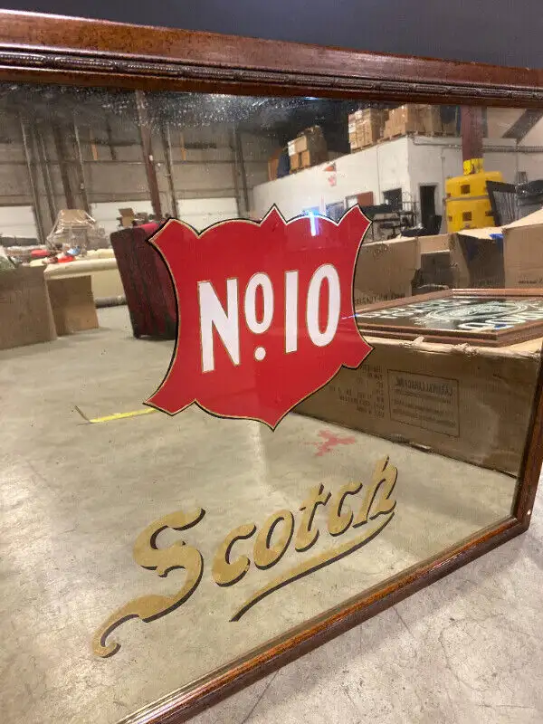Vintage    Scotch No.   10 Advertising Mirror in Arts & Collectibles in Calgary - Image 5