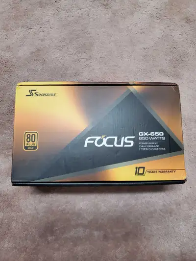 Brand new SeaSonic FOCUS GX-650 Power Supply, View more