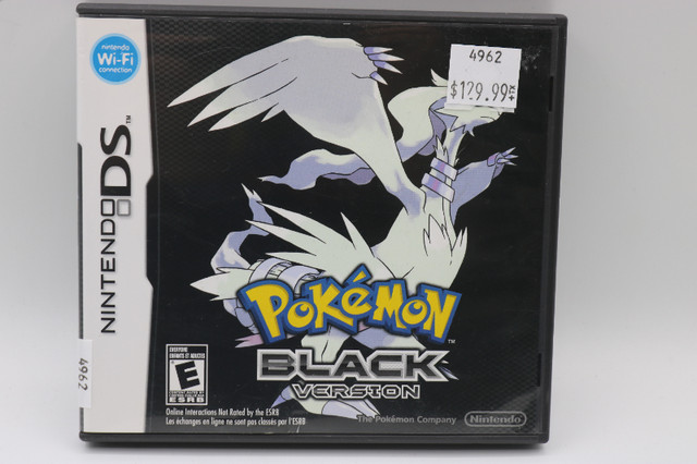 Pokemon: Black Version - Nintendo DS Standard Edition (#4962) in Nintendo DS in City of Halifax