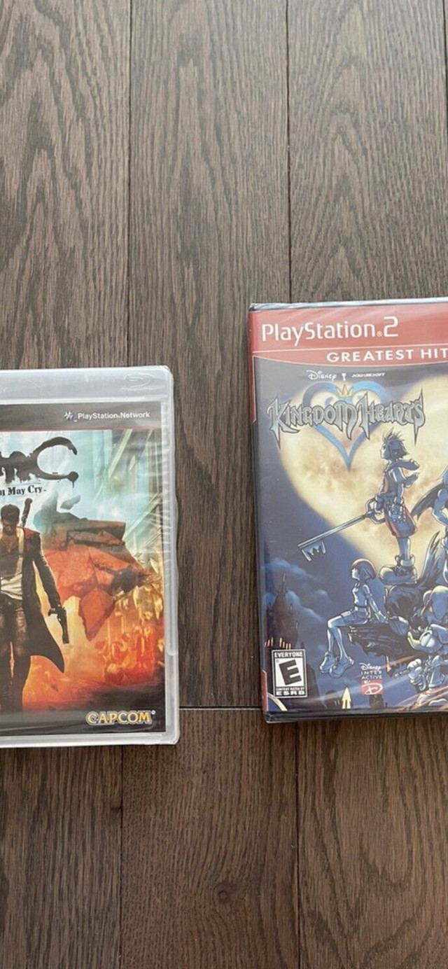 Brand new PS2 Kingdom Hearts and PS3 DMC devil may cry in Sony Playstation 3 in Markham / York Region