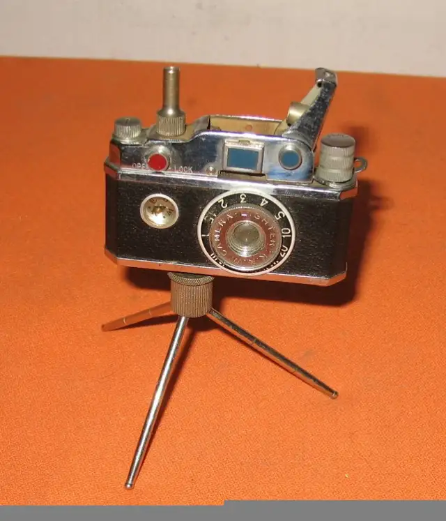 Lighter KKW Camera Lighter With Compass And Stand- As Seen - in Arts & Collectibles in Edmonton - Image 3