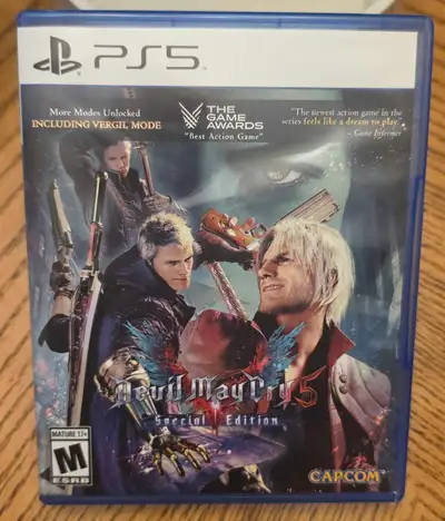 Devil May Cry 5 Special Edition PS5 Will trade for Elden Ring, Spiderman or God of War Ragnarok for...