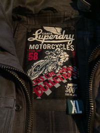 Superdry motorcycle jacket XL.