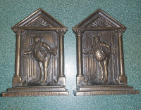 Charles Dickens Mr Pickwick England cast iron book ends