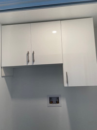 Washer and dryer cabinets