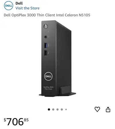 Dell OptiPlex 3000 Thin Client 256GB — Brand New, View more