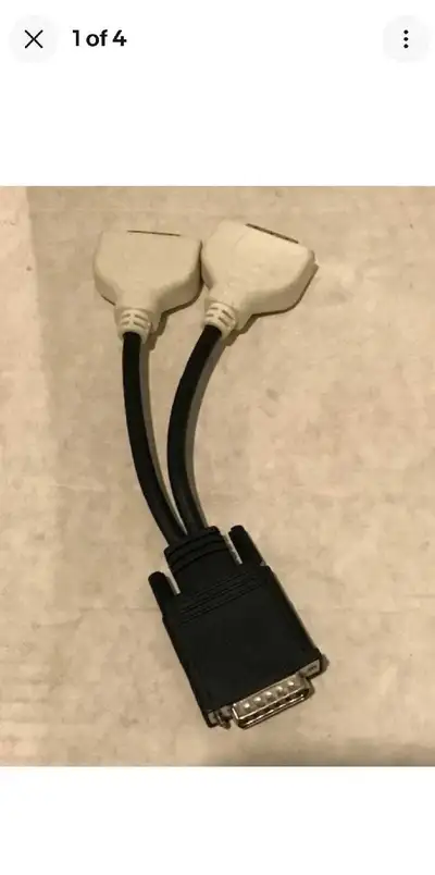 MOLEX - DMS-59 to Dual DVI Y Video Splitter Adapter Cable, View more