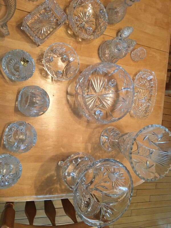 Pièces en verre taillé dans Art et objets de collection  à Ville de Québec - Image 4