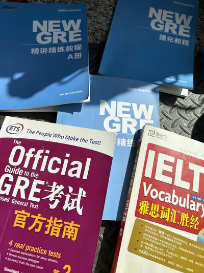 GRE/IELTS brand new, View more