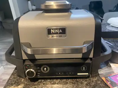 Ninja Woodfire Outdoor All-in-One BBQ Grill and Smoker, View more
