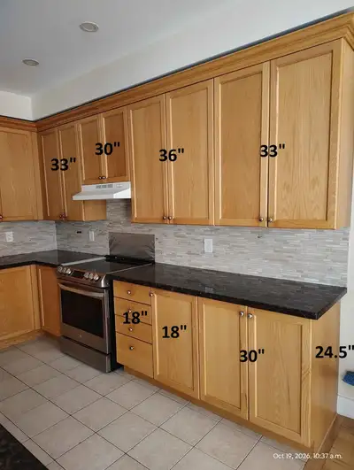 Solid Wood Oak Kitchen with Island, View more