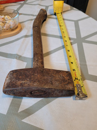 ANTIQUE TOOLS. 05 OHIO PLANE. BLACKSMITH HAMMER.  ANVIL. SAXON .