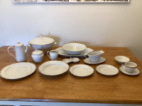 Set de Vaisselle porcelaine blanc