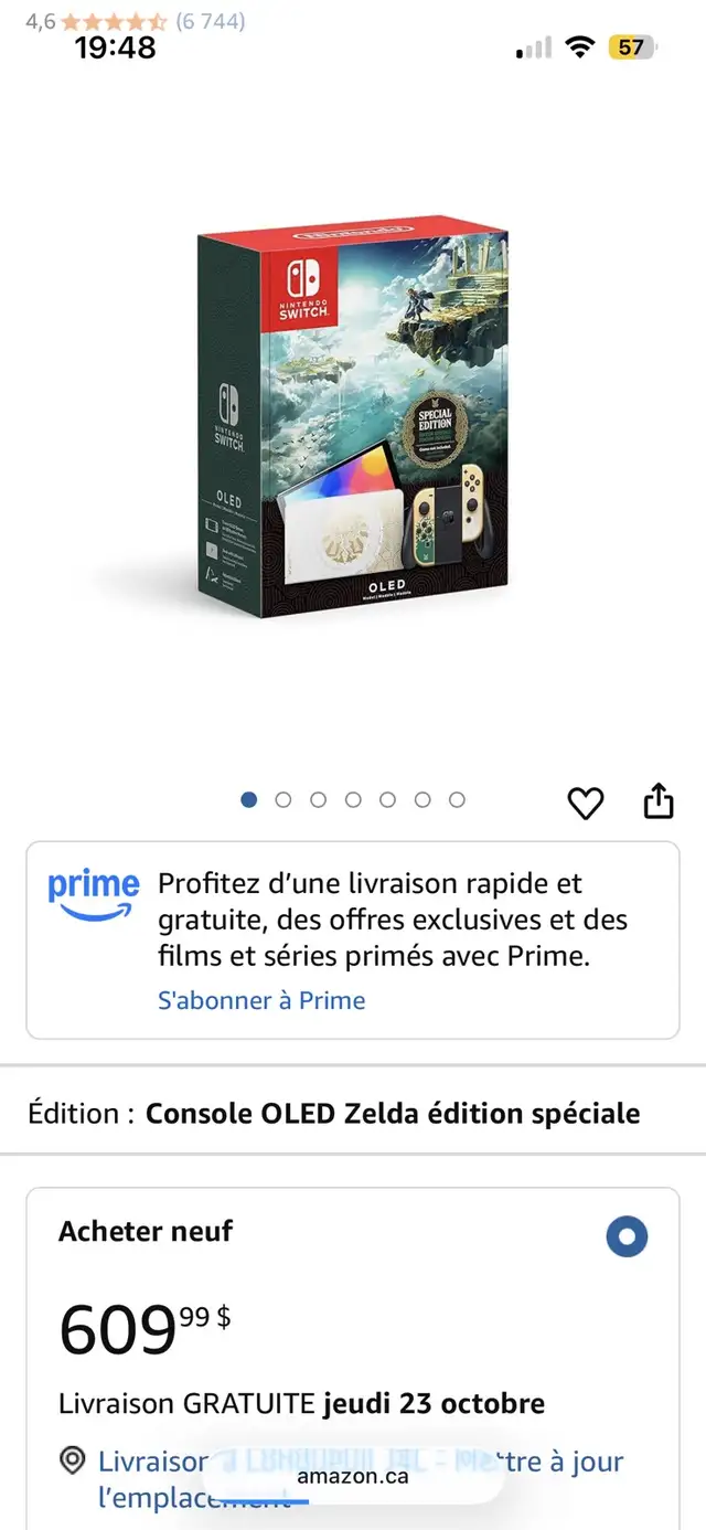 Nintendo swicht oled  in Nintendo Switch in Longueuil / South Shore - Image 10