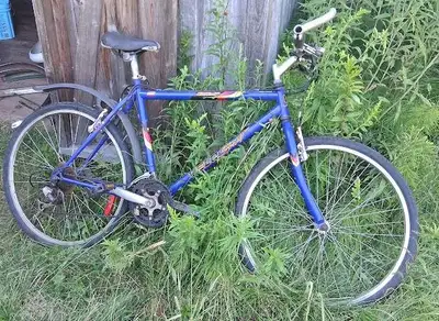 26 inch veal hybrid bike 18 speed.It's for somebody 6-ft Plus. Everything's working on the bike it's...