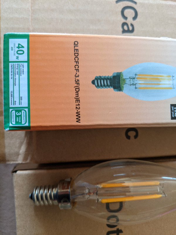 E12 Dimmable LED lights- Brand New in Indoor Lighting & Fans in Mississauga / Peel Region - Image 4