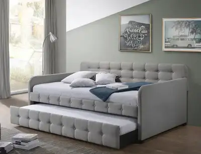 Bed with pop up trundle, View more