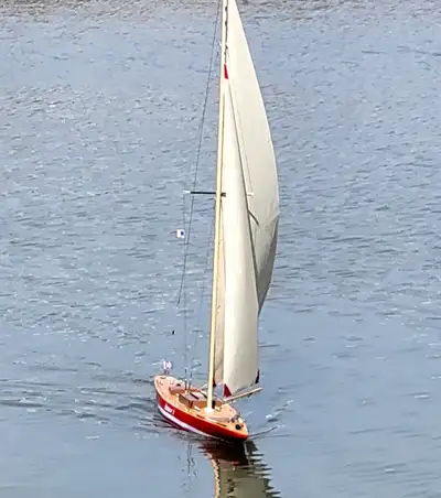 RC Sailboat, 41" long, View more
