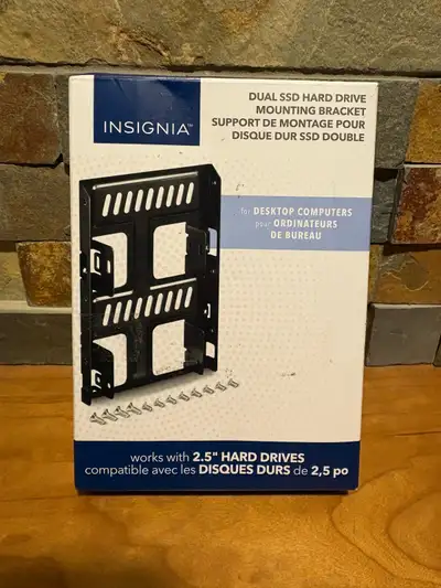 Insignia Dual Drive Mount for 2.5” SATA, SSDs or Hard Drives, View more