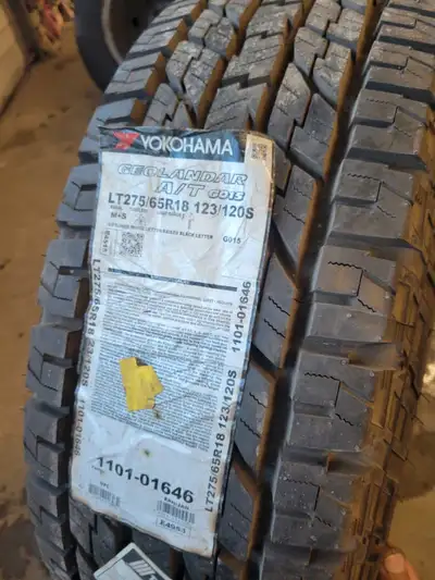 Yokohama Geolander A/T New and never used LT275/65R18 $225 Mounting and balancing option available