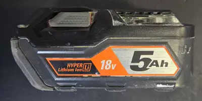 Ridgid 18v 5AH Battery R840089, View more