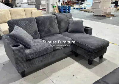 Sectional Sofa Curduroy Sectional Couch , View more