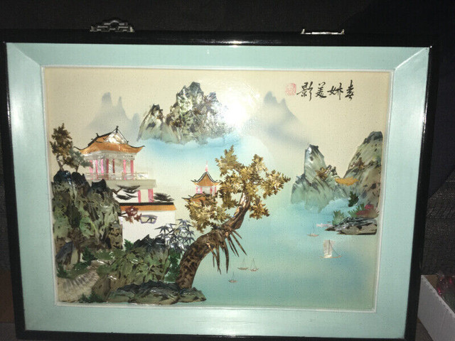 Two Asian Mother of Pearl Shadow Boxes in Arts & Collectibles in Markham / York Region