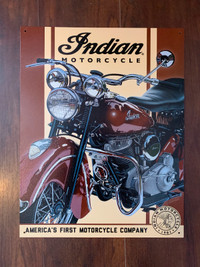 Enseignes Indian Motorcycle en métal à vendre