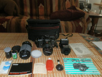 Yashica FX-3 Super 2000 35-70mm Zoom Lens Film Camera JAPAN, NEW