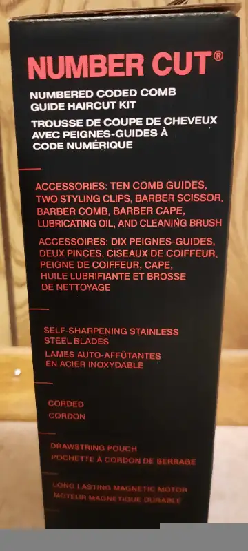 NEW Conair number cut 20 piece haircut kit in Other in City of Toronto - Image 4