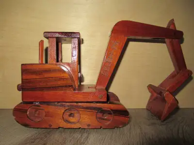 wooden excavator