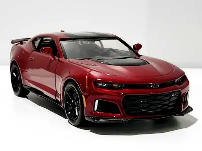 2017 Chevrolet Camaro ZL1 red metallic 1:24 diecast model , View more