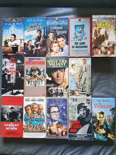 Gregory Peck VHS Collection , View more