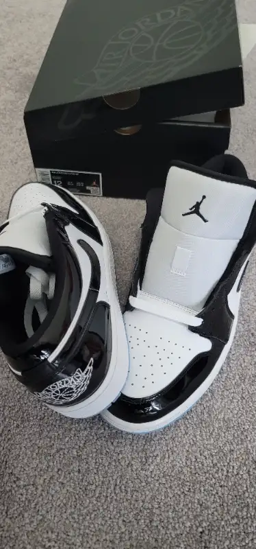 AIR JORDAN 1 LOW SE CONCORD size 11.5 NEW white black in Men's Shoes in Markham / York Region - Image 5