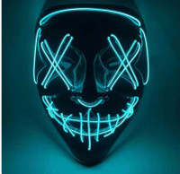 Masque halloween lumineux Illuminated halloween mask