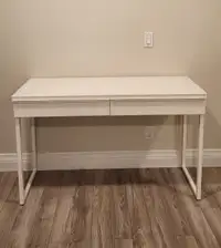 IKEA high gloss white desk
