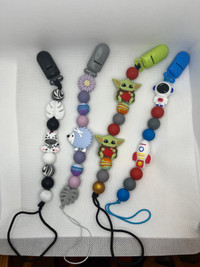 Baby and Toddler soothers and toy clips