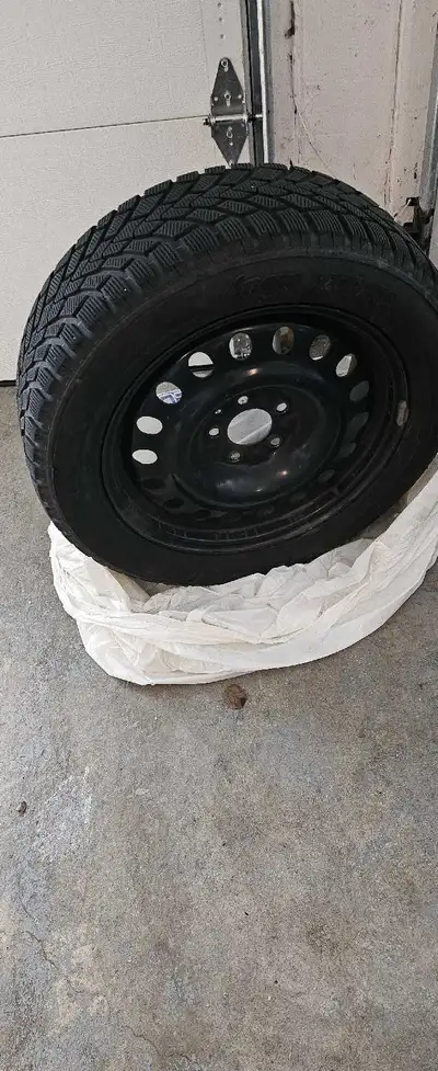 Barely used brand new store bought Winter tires for sale. My car was written off due to an accident....