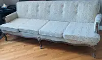 Divan sofa vintage 4 places / vintage sofa 4 seats