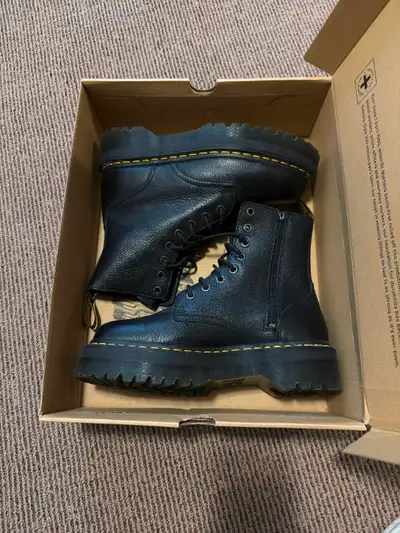 Dr Martens Jadon Boot Pisa Leather Platform US 10 men 11 women, View more