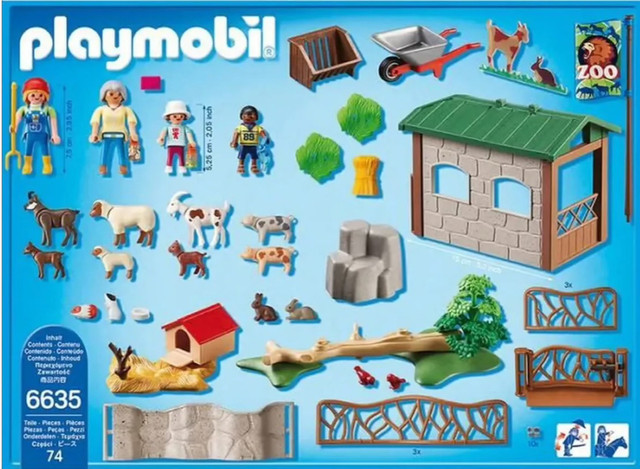 Playmobil 6635 - Petting Zoo in Toys & Games in Kitchener / Waterloo - Image 3