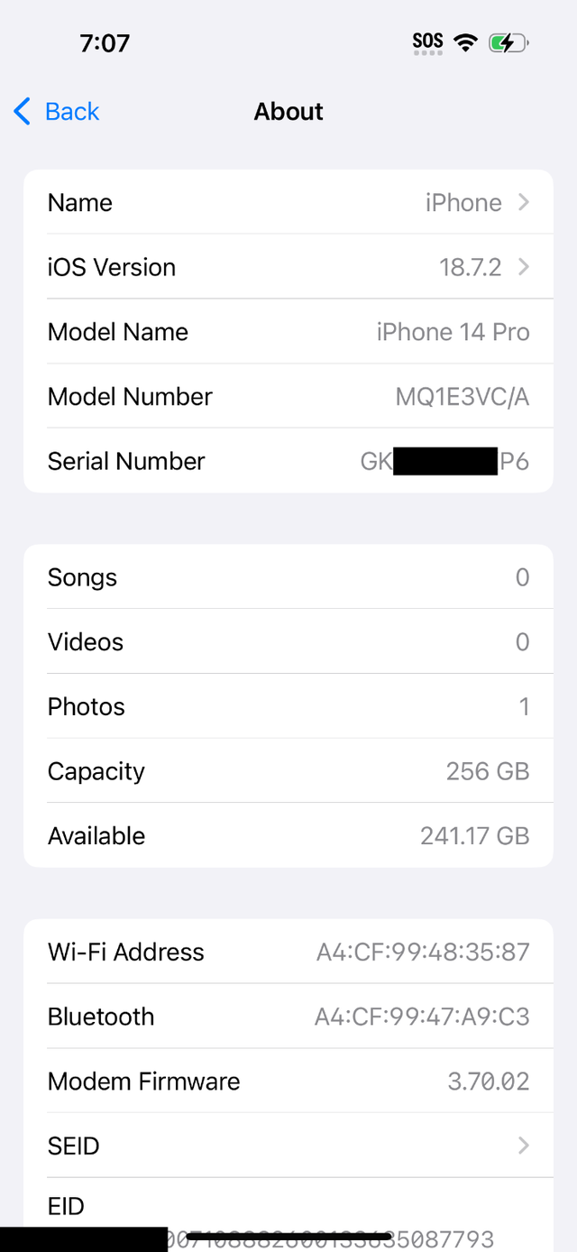 [Like-New] Unlocked iPhone 14 Pro 256GB Deep Purple in Cell Phones in Delta/Surrey/Langley - Image 9