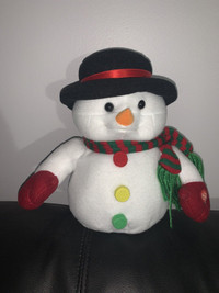 BRAND NEW - Stuffed Singing Christmas Snowman