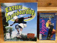 2 Skateboarding and Snowboarding books