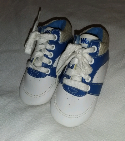 Vintage 80's WEE SPORTS Baby Toddler Soft Sole Shoes Casual Sneakers Size 3 Vintage 1980's WEE SPORT...
